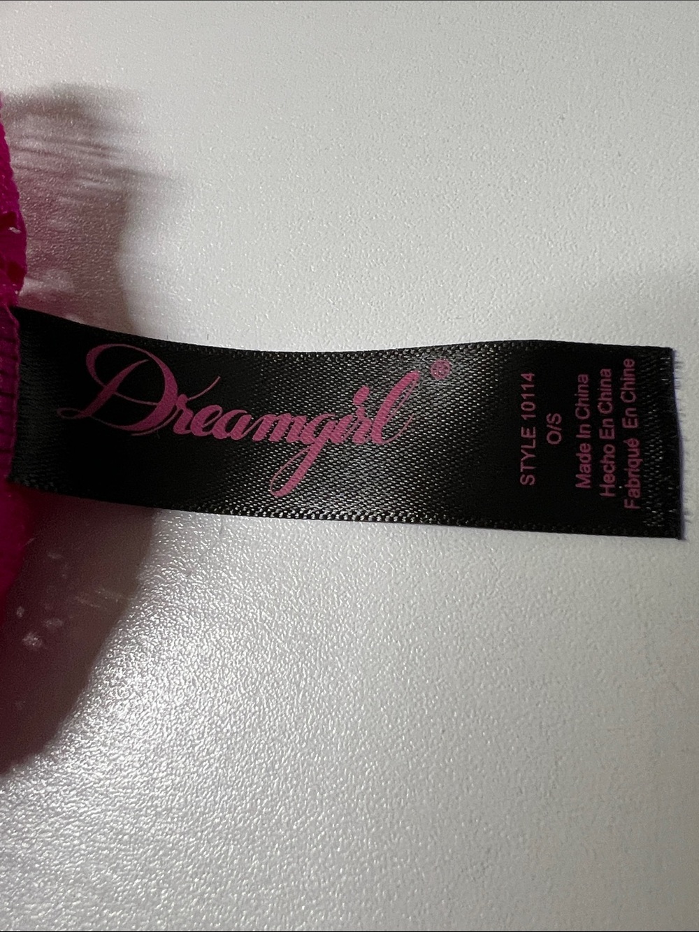Dreamgirl Hot Pink Lace Halter Teddy see through small S 5126 - Picture 4 of 5